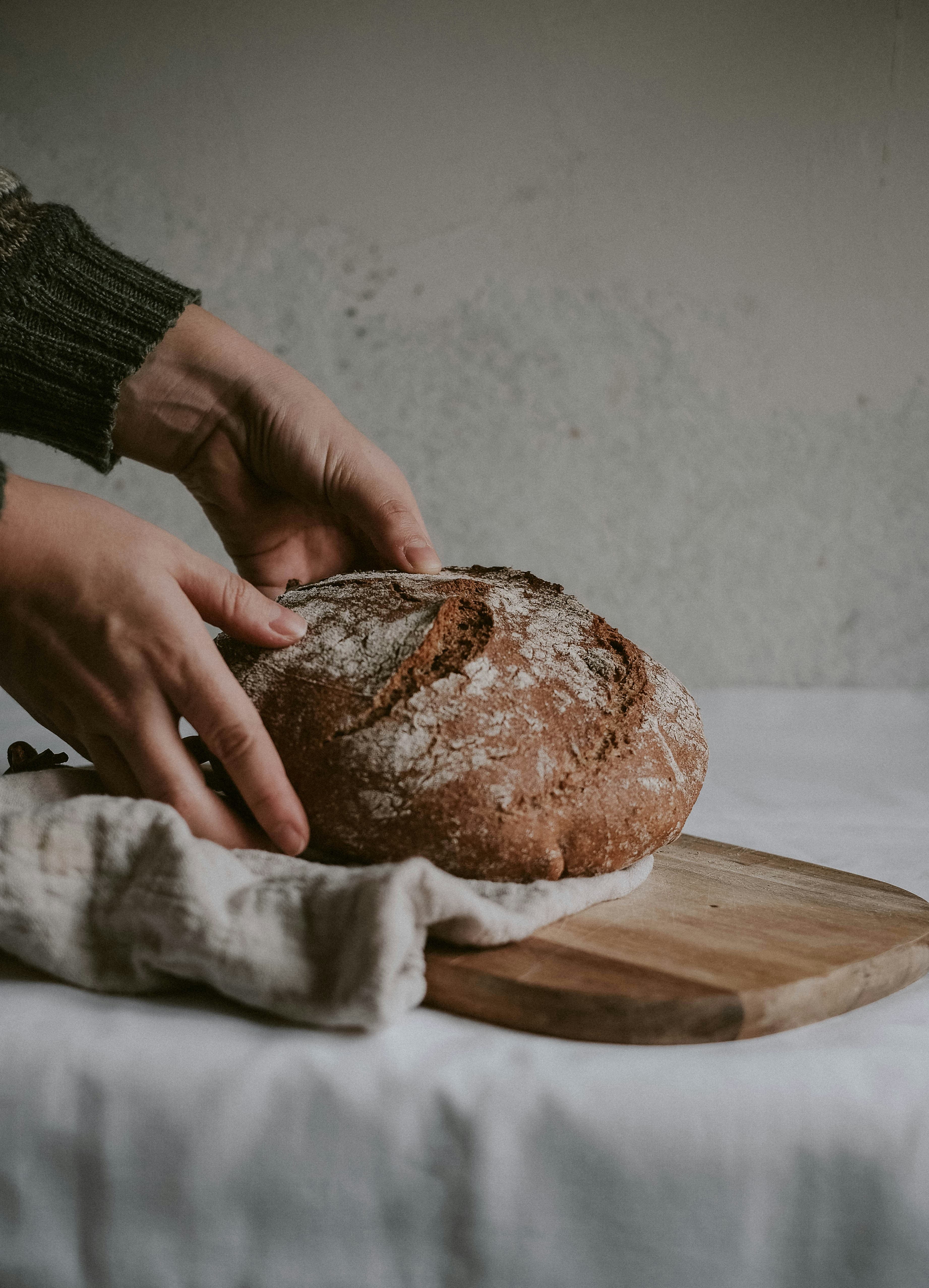 Fresh sourdough bread